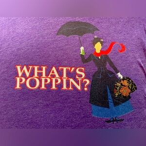 Whats Poppin? Purple Tee